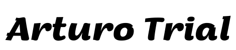 Arturo Trial Font Image