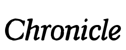 Chronicle Font Image