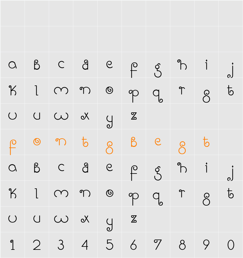 Bright Like A Diamond Character Map