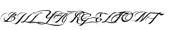 BILLY ARGEL FONT Font Image