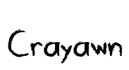 Crayawn Font Image
