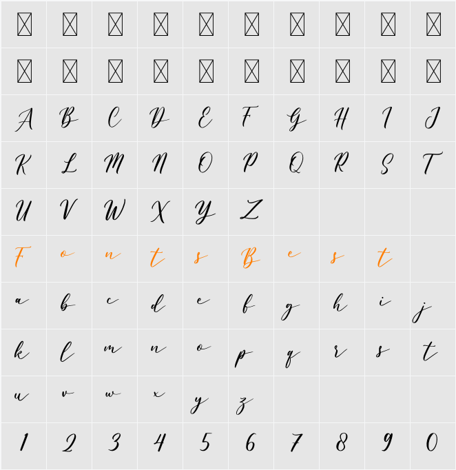 Belagia - Demo Character Map