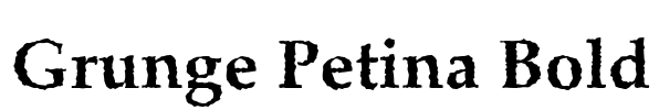 Grunge Petina Bold