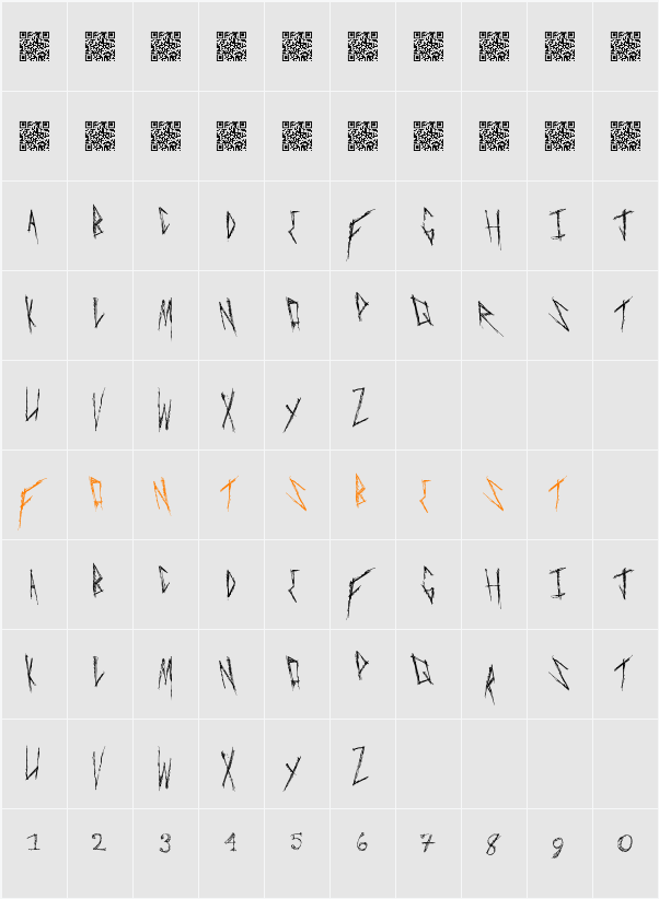 FreakyManor Character Map