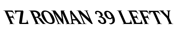 FZ ROMAN 39 LEFTY