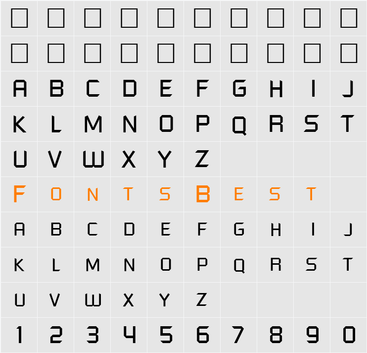 Futured Character Map