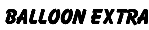 Balloon Extra Font Image