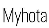Myhota Font Image