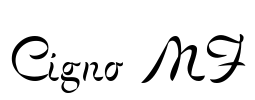 Cigno MF Font Image