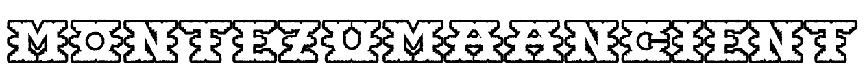 MontezumaAncient Font Image