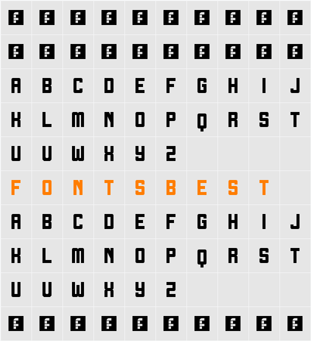 Crash Test Character Map