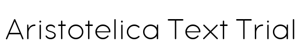 Aristotelica Text Trial