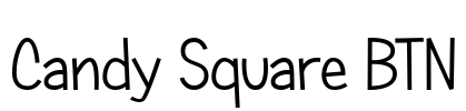 Candy Square BTN Font Image