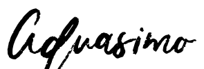 Aquasimo Font Image