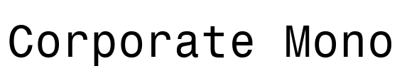 Corporate Mono