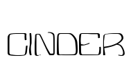 Cinder Font Image