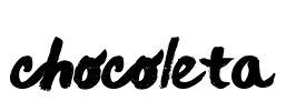 chocoleta Font Image