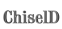 ChiselD Font Image
