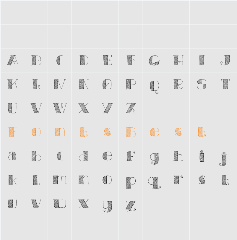 DK Carte Blanche Character Map