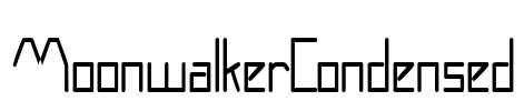MoonwalkerCondensed Font Image
