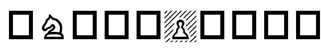 ChessPiece Font Image