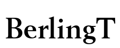 BerlingT Font Image