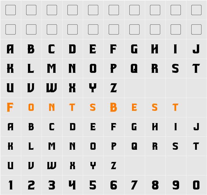 Beastformer Character Map