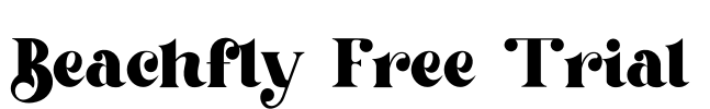 Beachfly Free Trial Font Image