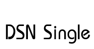 DSN Single Font Image