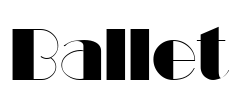 Ballet Font Image