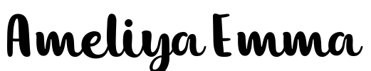Ameliya Emma Font Image