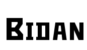 Bidan Font Image
