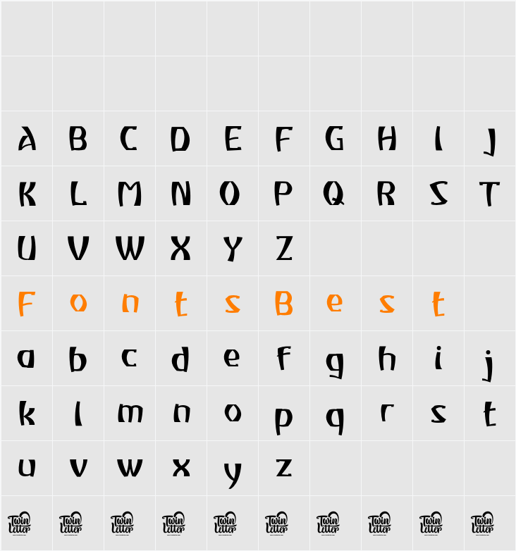 Atiku Light Character Map