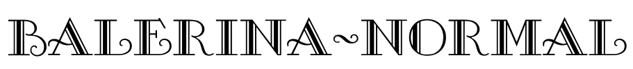 Balerina-Normal Font Image