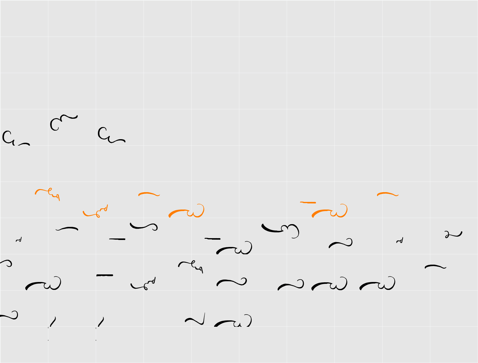 Aisy Khadijah Swashed Character Map
