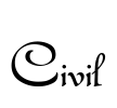 Civil Font Image
