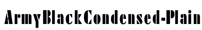 ArmyBlackCondensed-Plain