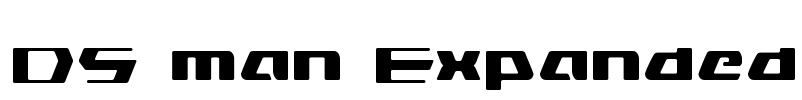 DS man Expanded Font Image