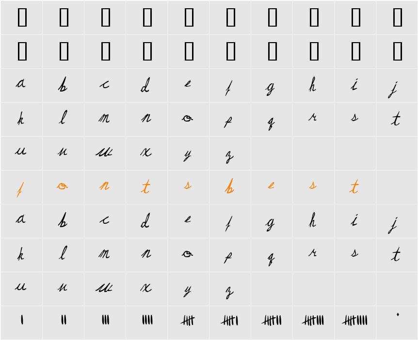 May Queen Character Map