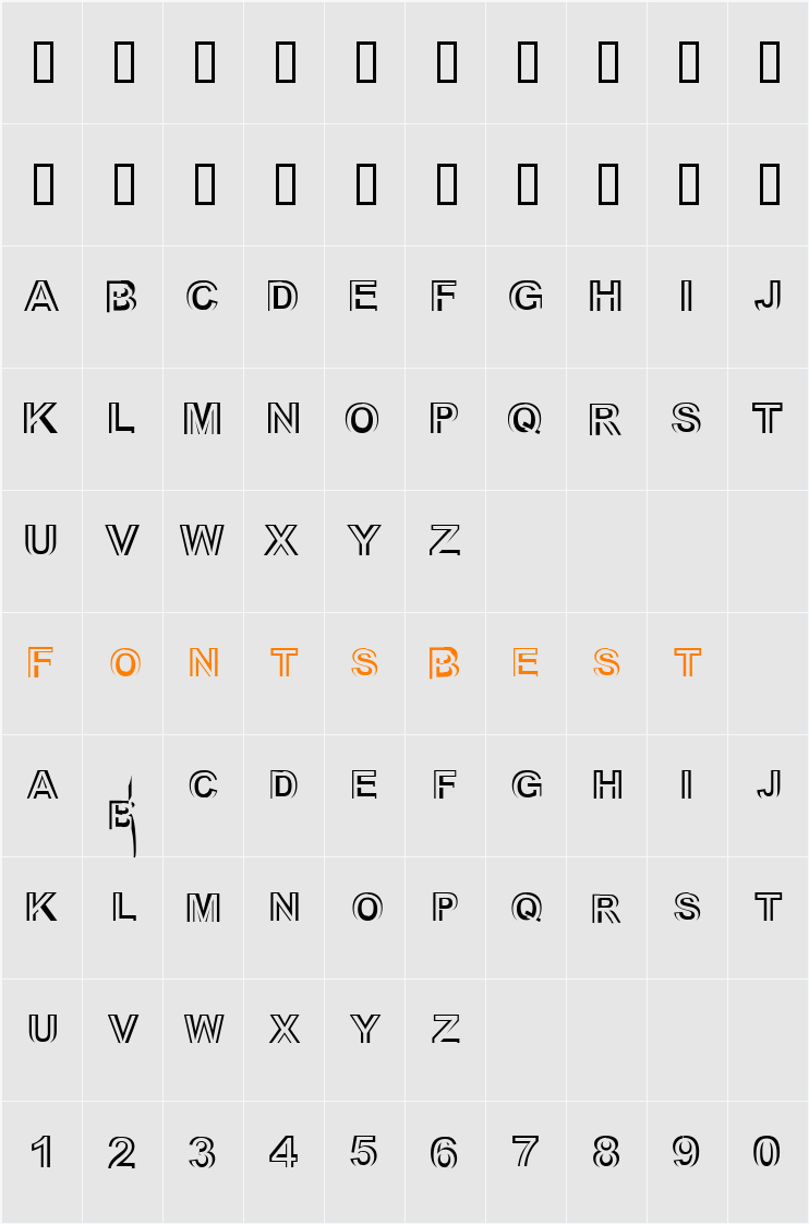 JI-Livens Character Map