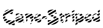 Cane-Striped