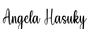 Angela Hasuky Font Image