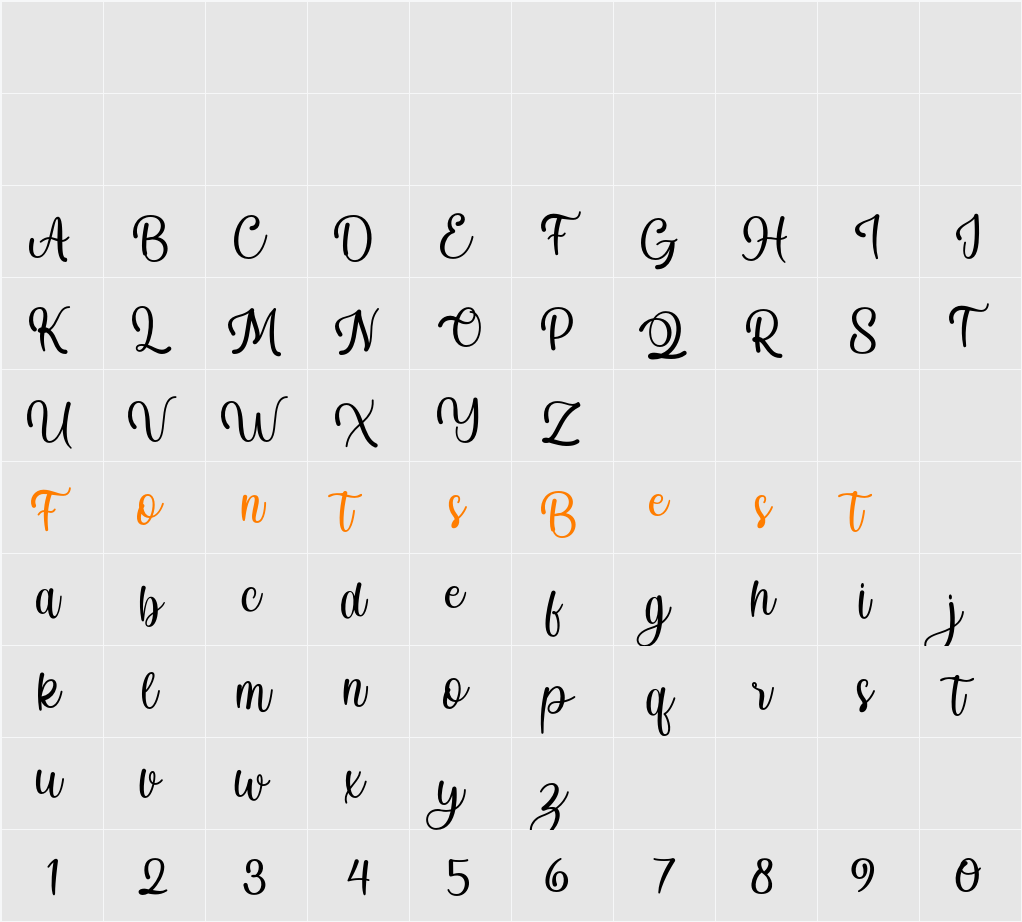 Ayanalove Character Map