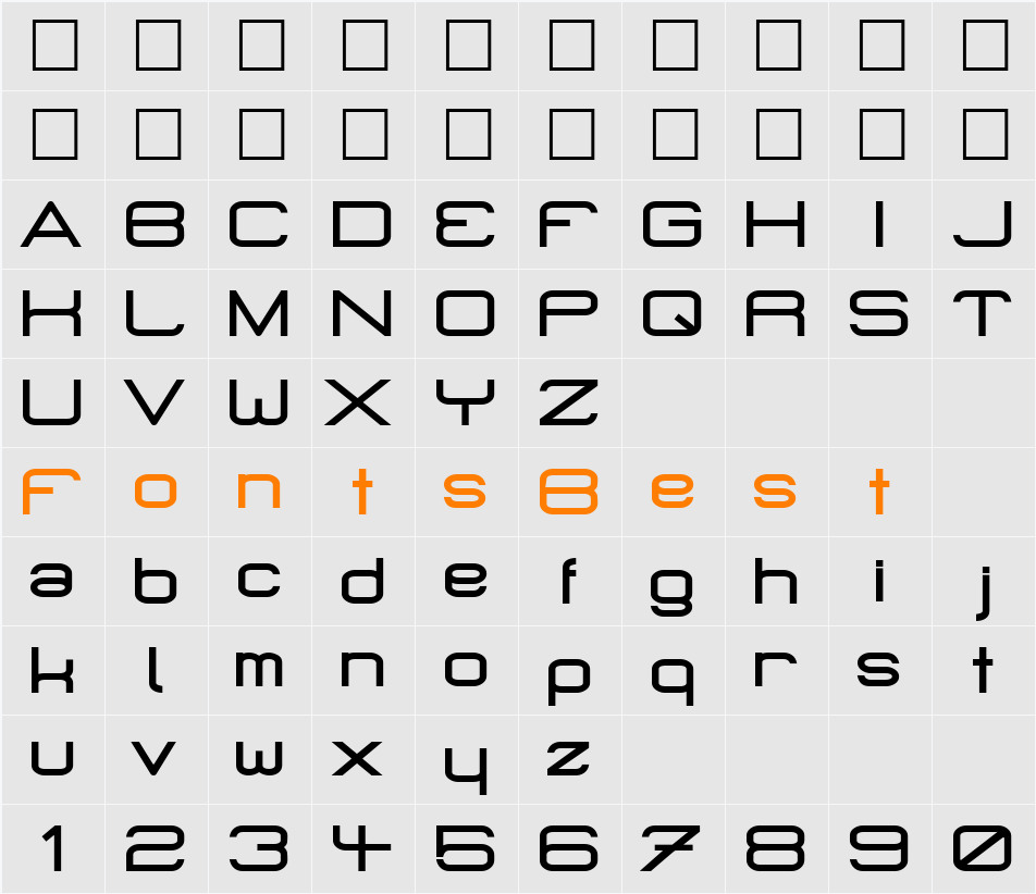 MicroMieps Phat Character Map