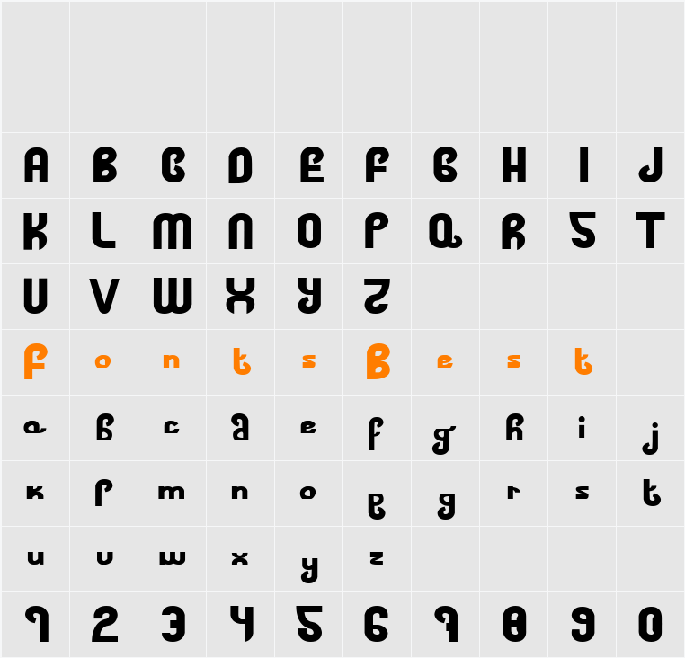 Fat Vodka Character Map