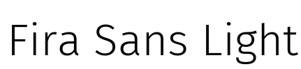 Fira Sans Light