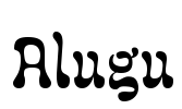 Alugu Font Image