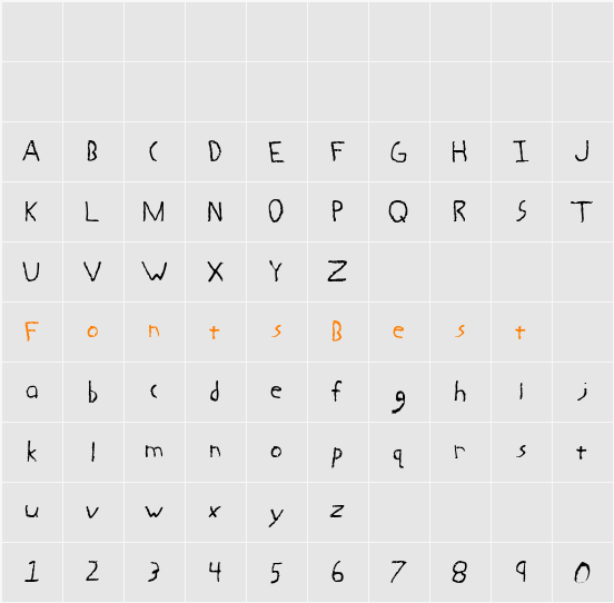 Abe Character Map