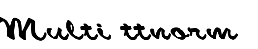 Multi ttnorm