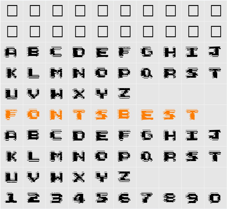 Circuit Scraping Character Map